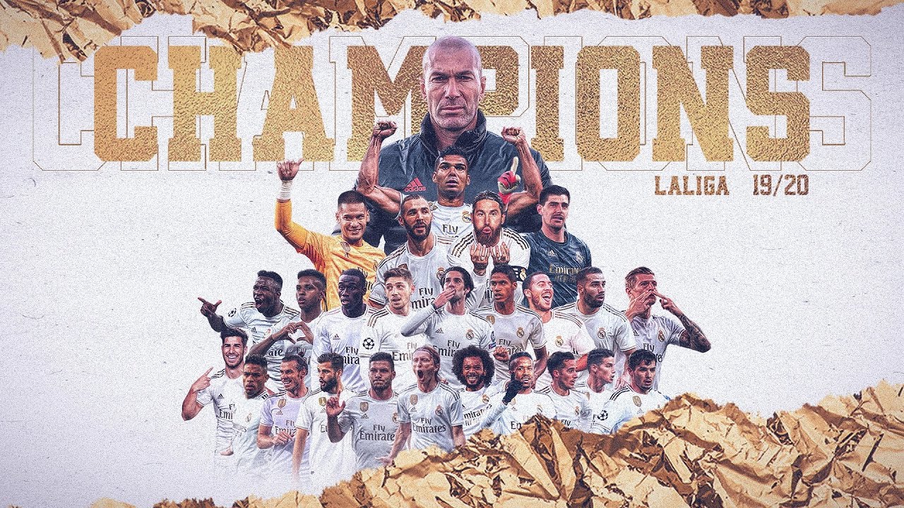 Real Madrid La Liga CHAMPIONS 2020