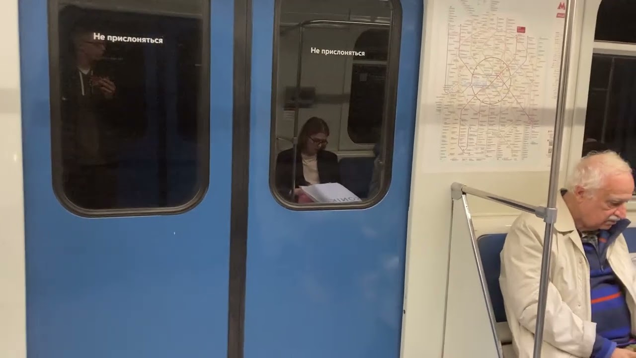 Вагон 1535 , открытый перегон « Автозаводская - Технопарк »