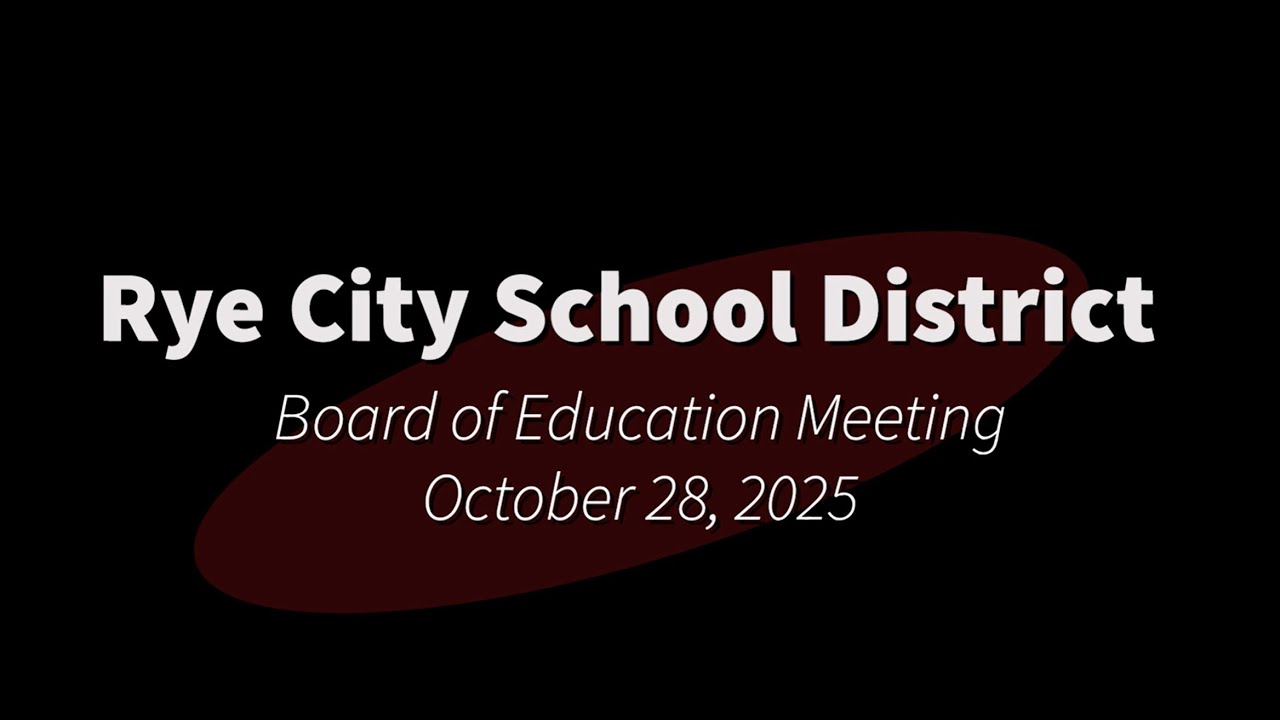 Board of Education Meeting - October 28, 2025