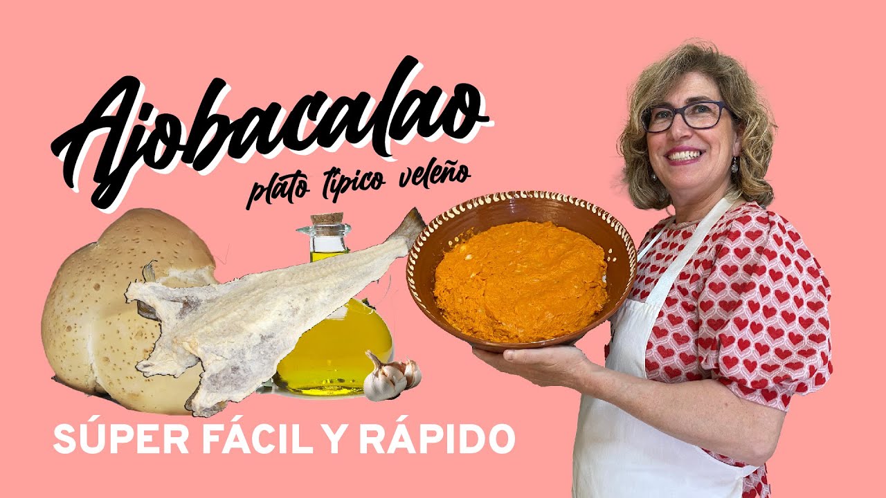 Receta de AJOBACALAO VELEÑO | *MUY FÁCIL* 😱🐟