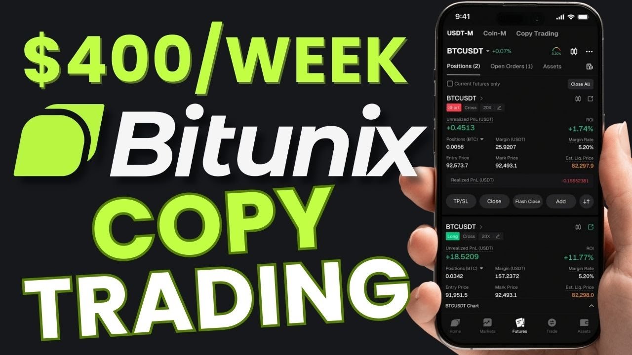 $400 Per Weekly With Bitunix Copy Trading (How To Copy Pro Traders)