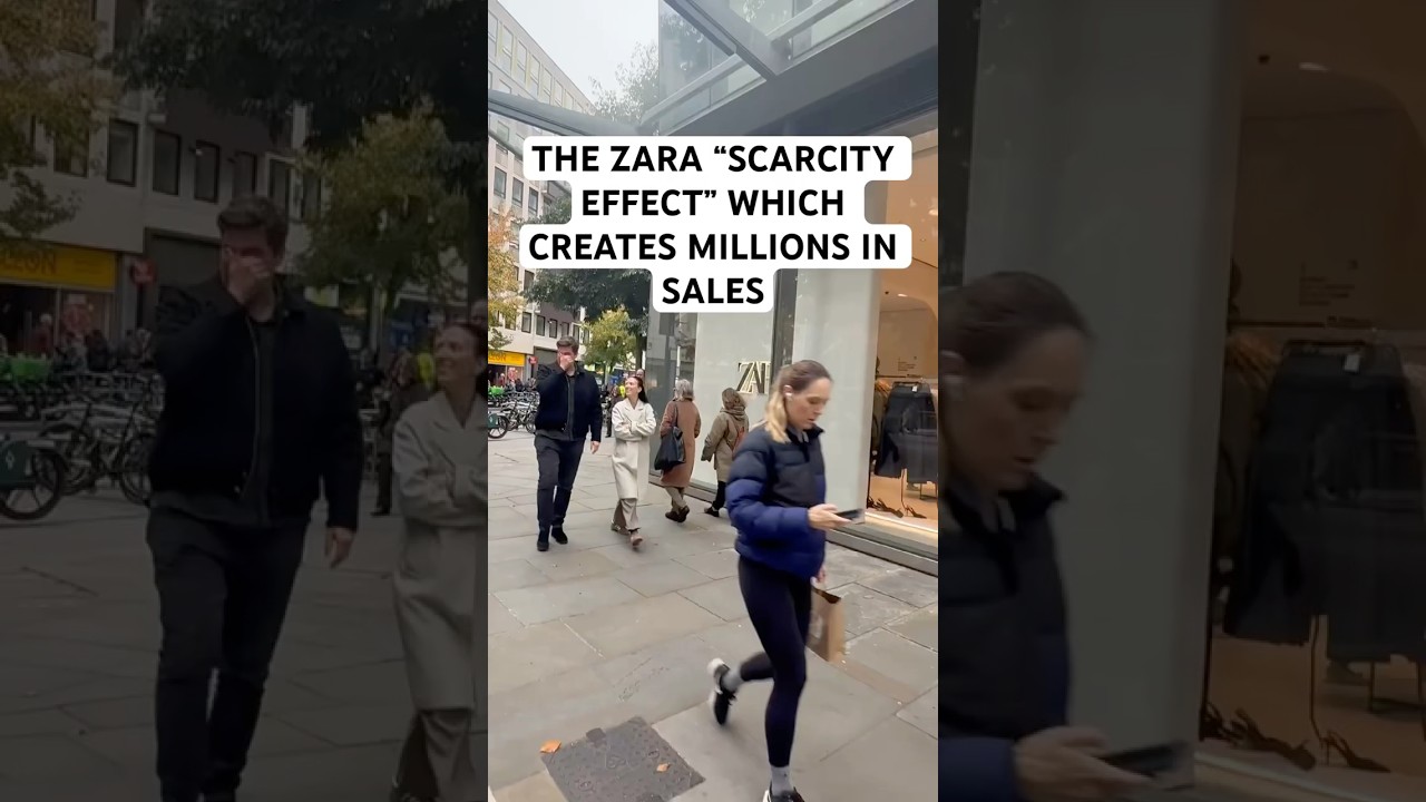 How Zara&rsquo;s &ldquo;Scarcity Effect&rdquo; Generates Millions Every Year 👗 | Genius Marketing Strategy Explained