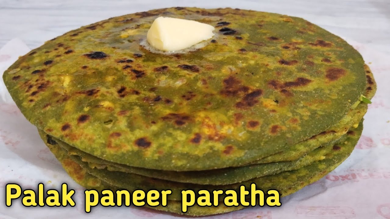 Palak paneer paratha recipe | पालक पनीर पराठा | paneer paratha recipe | stuffed paratha recipe 