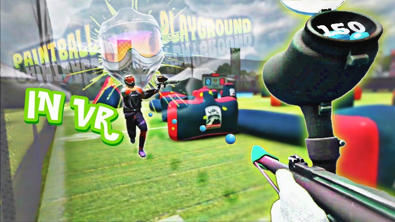 PAINTBALL PLAYGROUND IS THE CRAZIEST VR GAME EVER !!