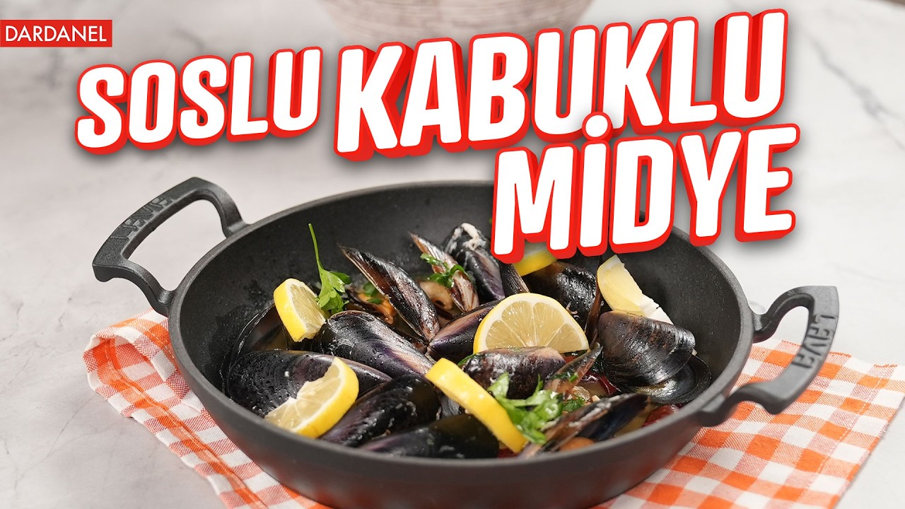 15 Dakikada Soslu Kabuklu Midye Nasıl Yapılır? 🦪✨