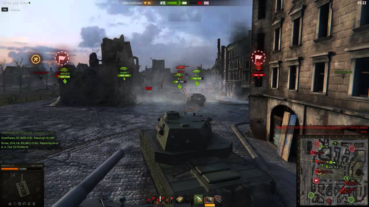 Tryb Rozwałka/Rampage Dominacja serwer testowy 9.10 World of Tanks