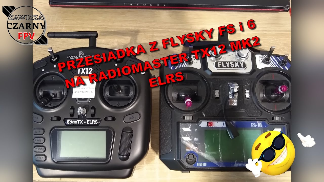 ✅Zmieniłem radio Flysky Fs i6 na Radiomaster TX12 MK 2 -  ELRS 😀