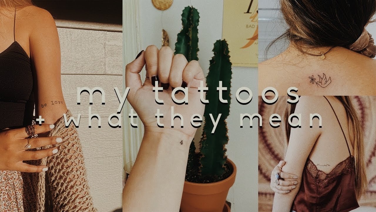 my tattoos + what they mean to me  | Erica Canchola