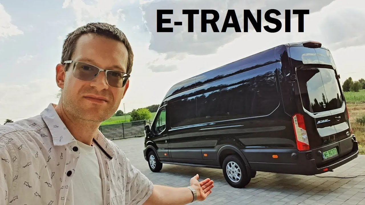 Ford E-TRANSIT L4H3 269KM TEST PL muzyk jeździ