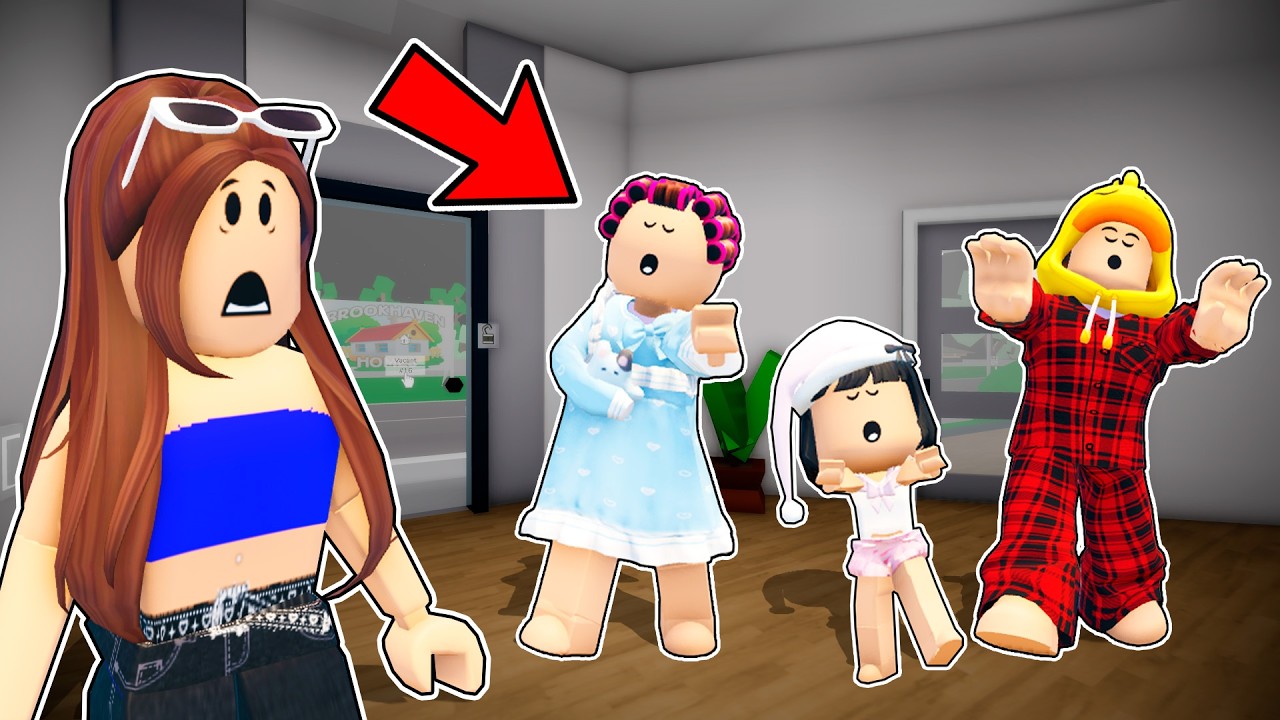 ¡¡AYUDA!! Mis Amigos son SONÁMBULOS a Medianoche en Brookhaven Roblox 😴
