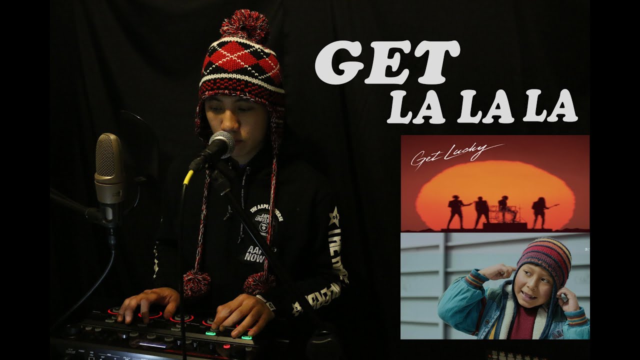GET LA LA LA - ( LA LA LA Naughty Boy + GET LUCKY Daft Punk ) - LIVE PERFORMANCE BEATBOX COVER