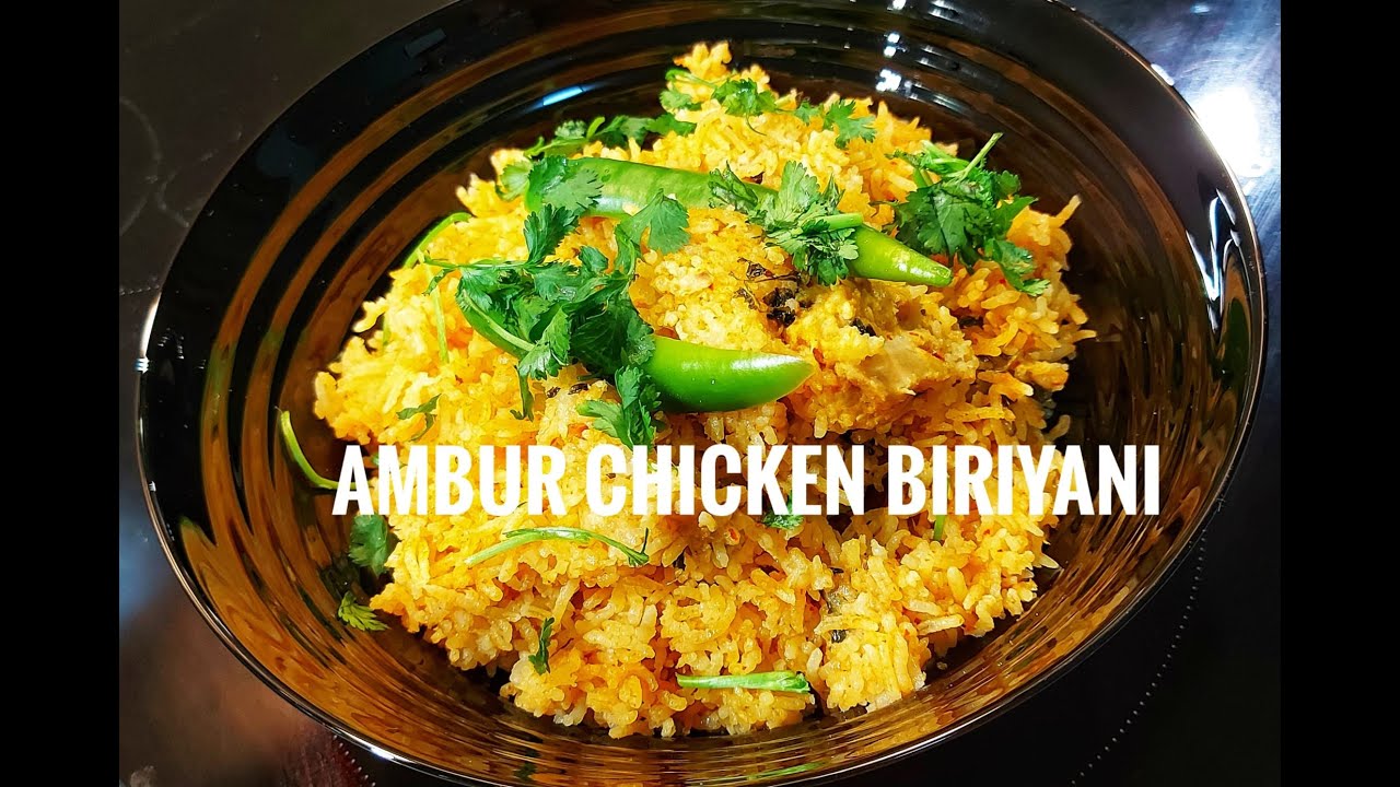 Ambur Chicken Biriyani | Simple, Healthy and beginner-friendly.