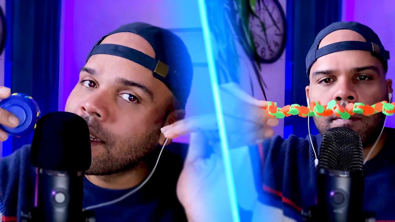 💤 ASMR SUPER SLOW  ( Multi déclencheurs,chuchotements, tapping, scratching )  Tu cliques, tu dors !💤