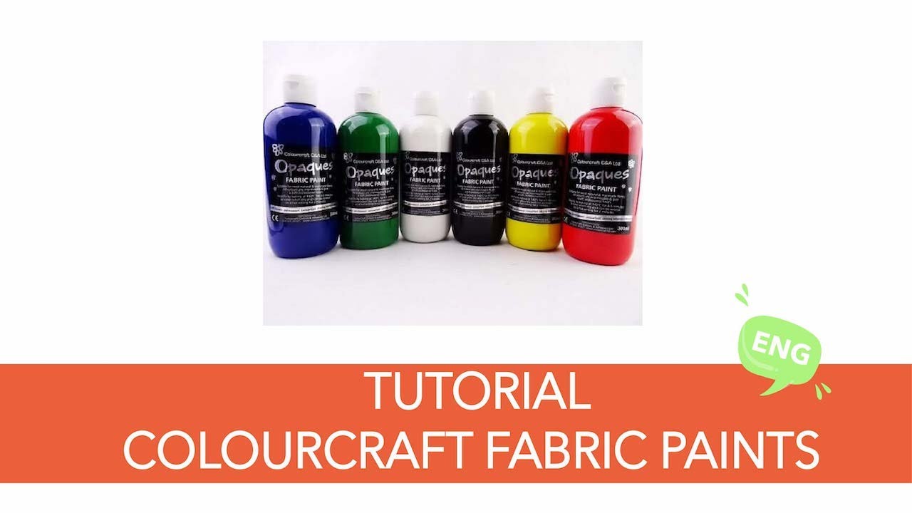 TUTORIAL - Introduction to fabric paints for Colourcraft
