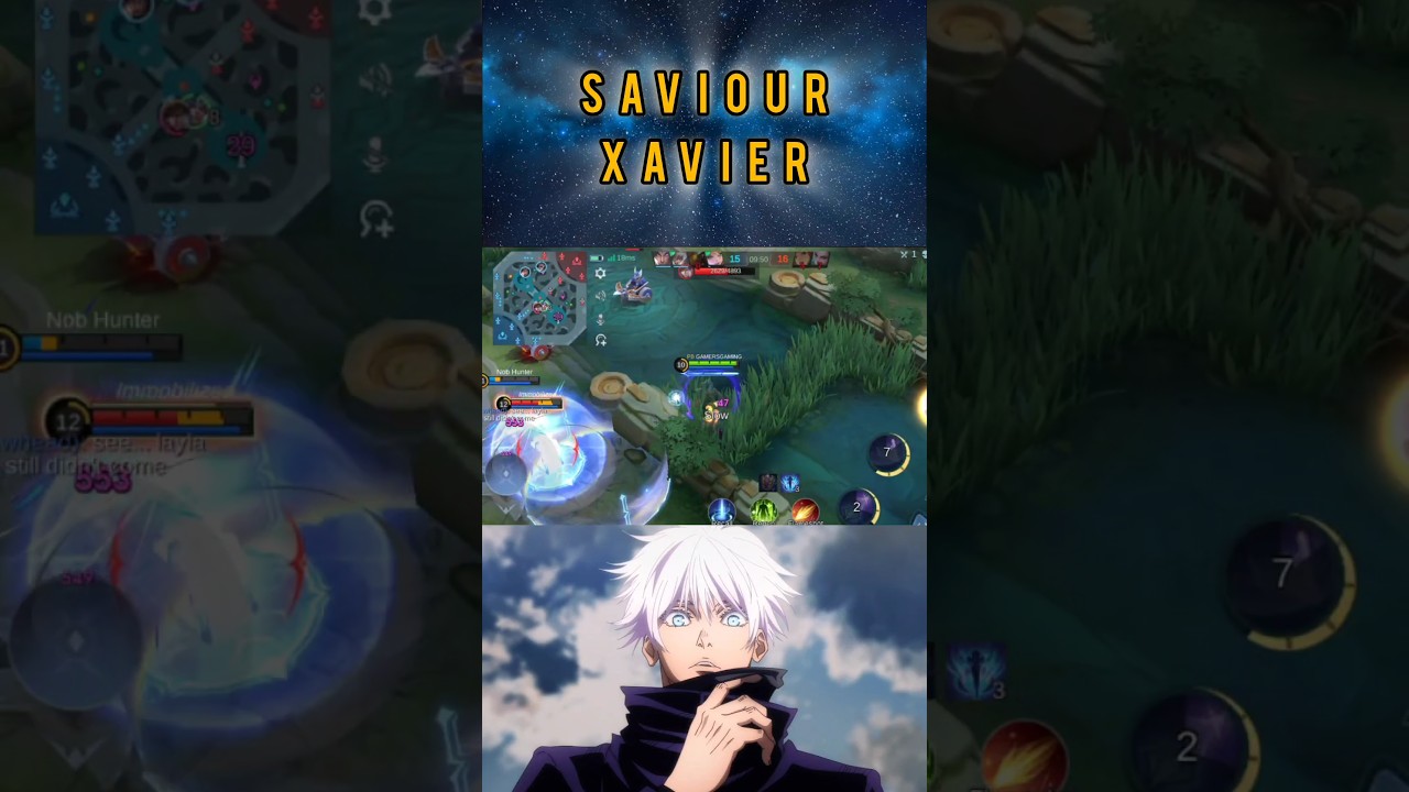The Saviour Xavier 💚 #xavier #gameplay #mlbb #shorts #outplay