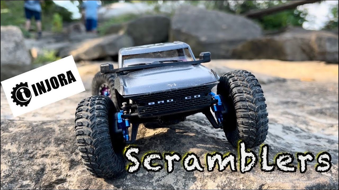 Injora Scrambler 1.0 tires! Furitek FCX24 does work! BroCo is a BEAST!