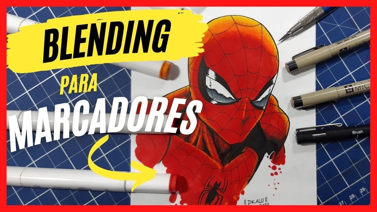 Como Fazer BLENDING com Marcadores Da Evoke BRW (Pintura com DEGRADE)