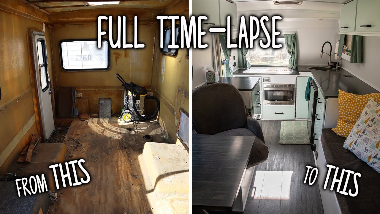 Complete RV Renovation! Start to Finish Time-lapse!