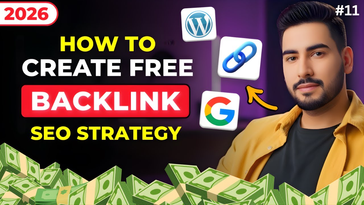 How to Create FREE Backlinks for WordPress (2026) Backlinks SEO Strategy | WordPress Tutorial