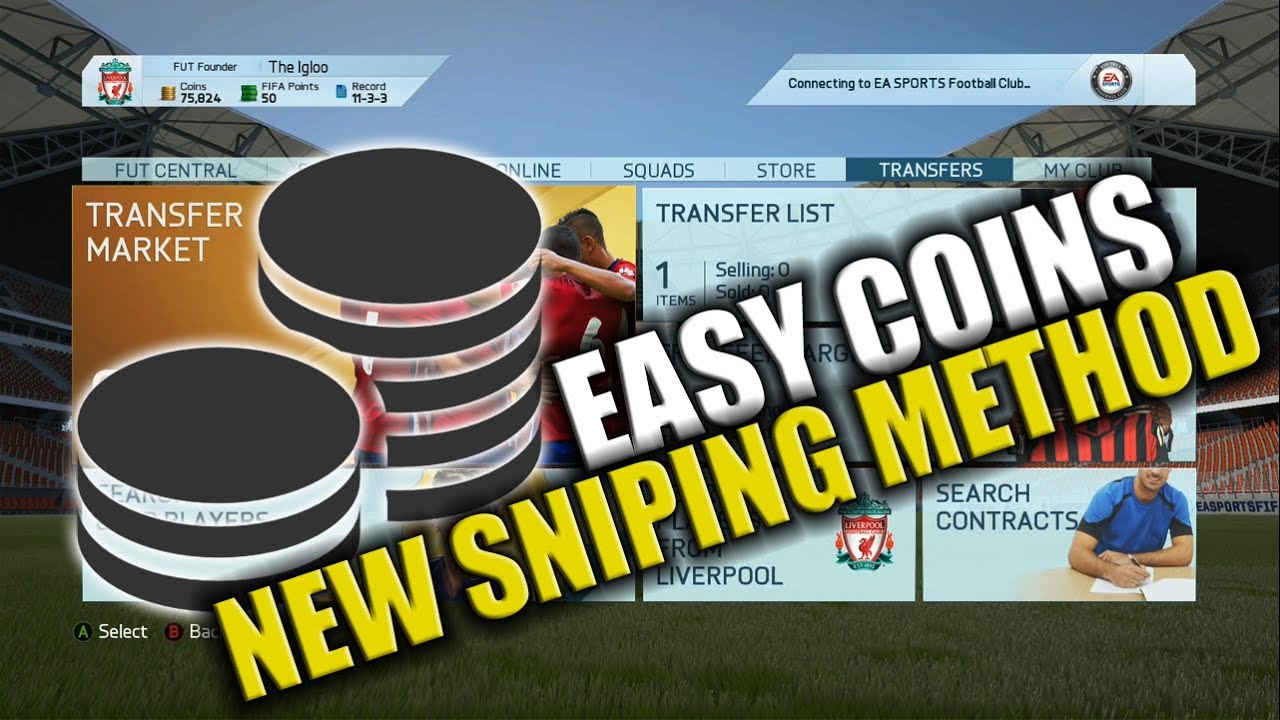 FIFA 16 | NEW SNIPING METHOD | HOW TO MAKE COINS ON FIFA 16 | EASY MONEY GUIDE