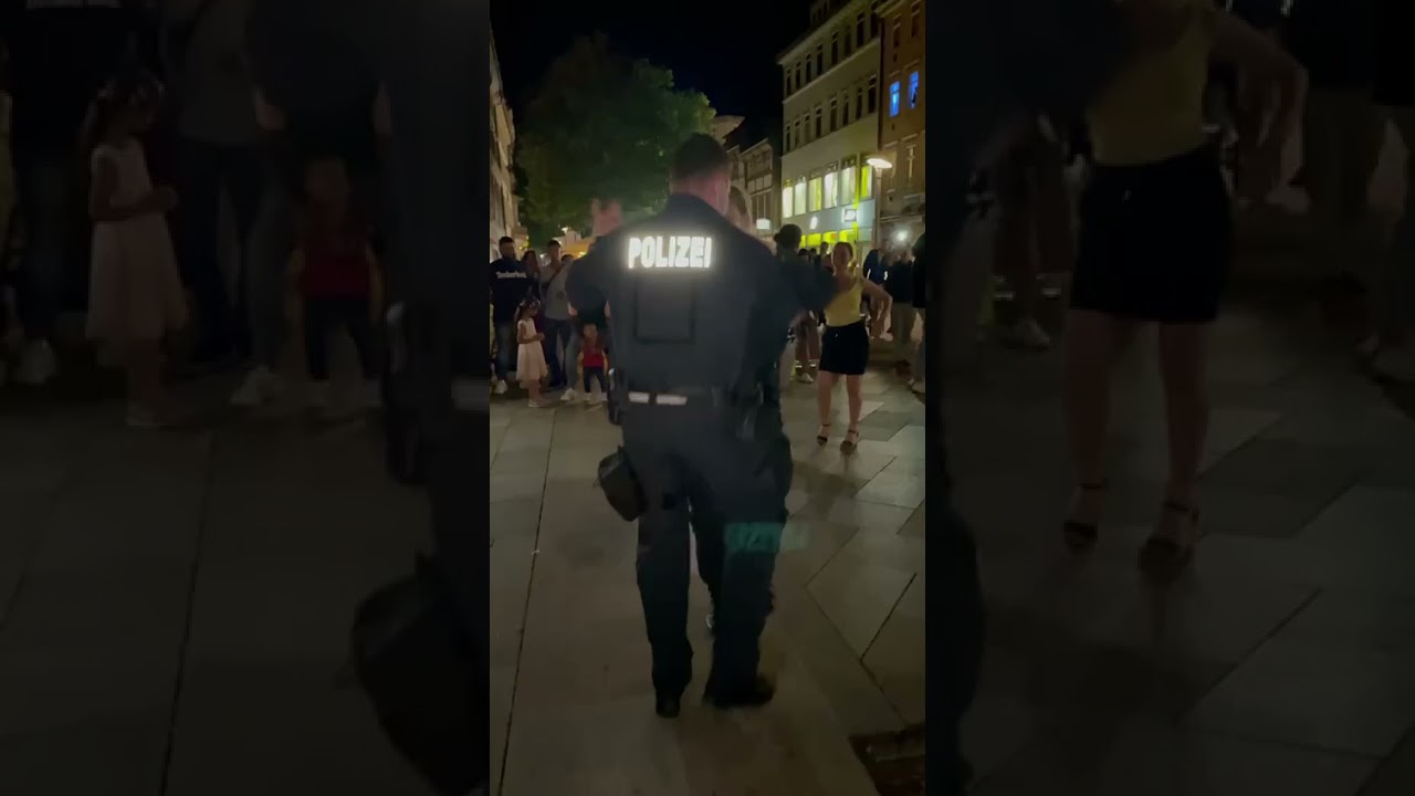 You start dancing & German Police join you; Die Deutsche Polizei tanzt mit uns Bachata in G&ouml;ttingen