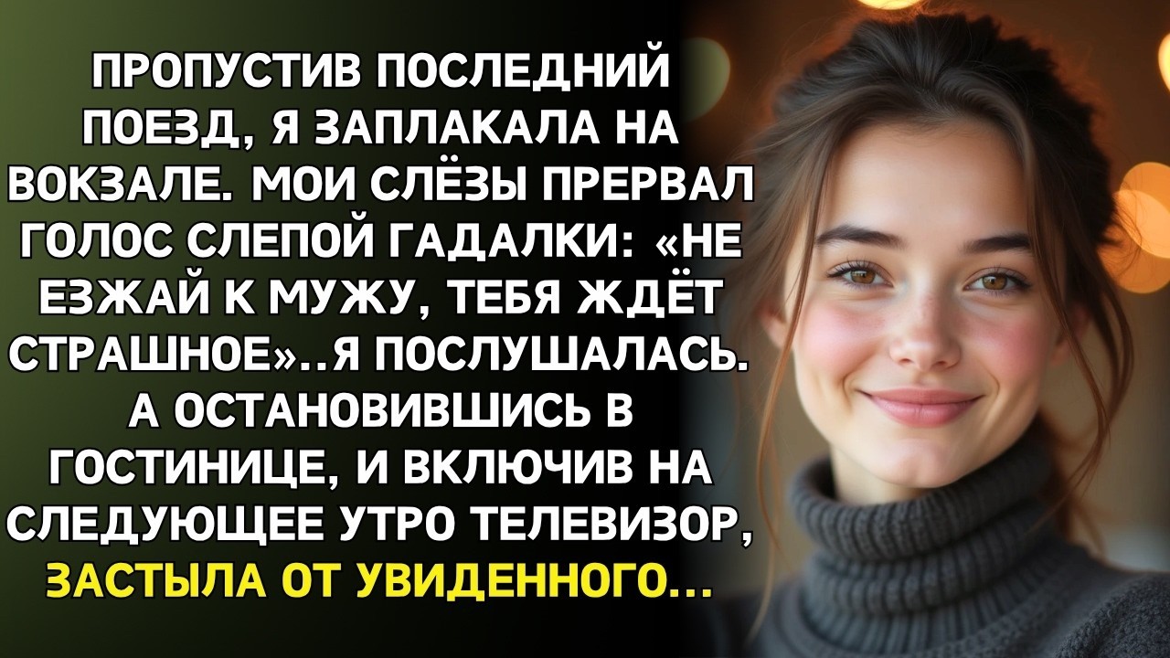 Опоздание спасло тебя сказала слепая гадалка на вокзале. Утром я увидела мужа среди арестованных.