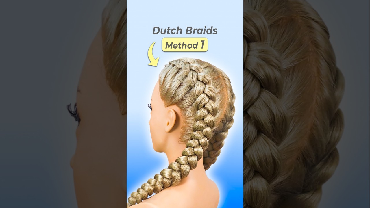 How to Dutch Braid &mdash; Method 1 (Clean & Tight)