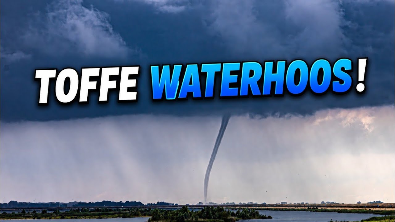 Waterhoos ijsselmeer 6 juli 2025. Timelapse