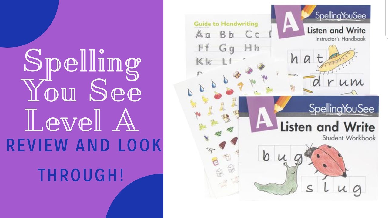 SPELLING YOU SEE LEVEL A LOOK THROUGH AND REVIEW||MY THOUGHTS ON THE PROGRAM||A CLOSER LOOK!