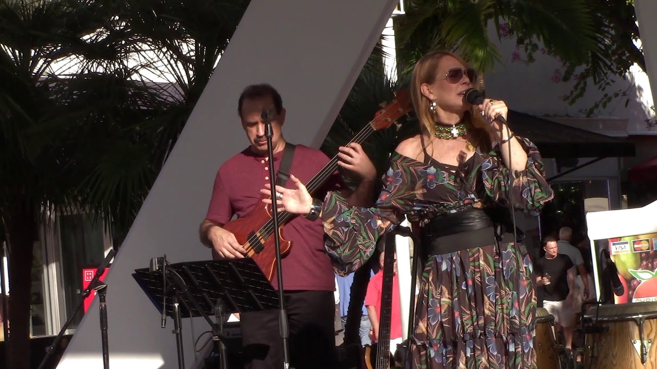 Maria Rivas Jazz Quartet at South Beach Jazz Festival, Miami Beach, Sun Jan 6 2019 part 1