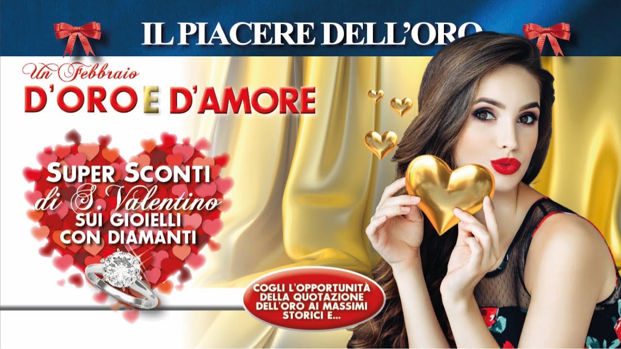 A febbraio 2026 promozione ritiro argento +60% e tante idee regalo per San Valentino