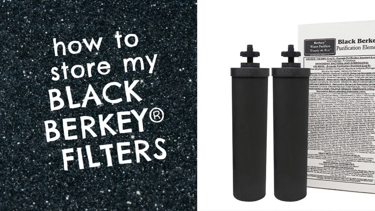 How To Store Black Berkey Filters