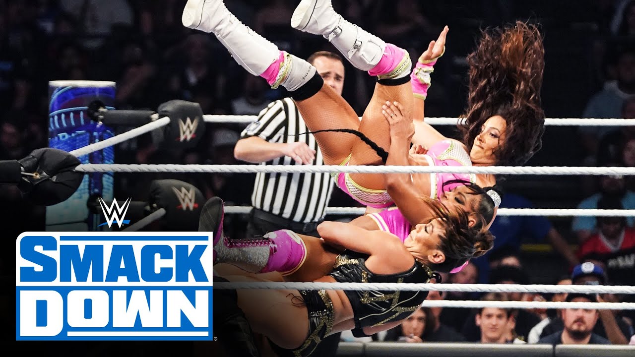 Бьянка Белэр против Мичина против Челси Грин – квалификация Money in the Bank: SmackDown, 21 июня...