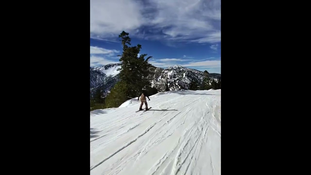 Let's go skiing at Mt Baldy in Los Angeles California?  I invite you