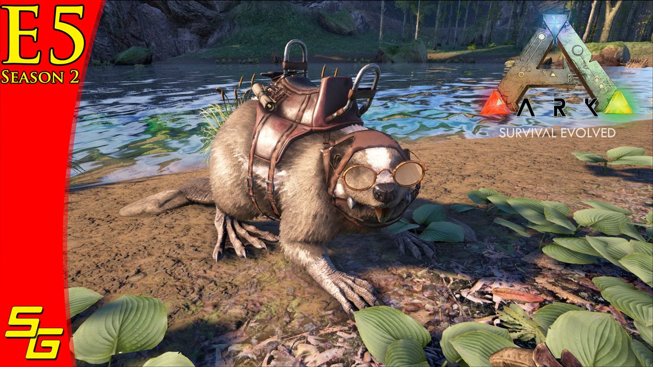 Ark: Survival Evolved | S2E5: The Center | Taming Beaver Harold