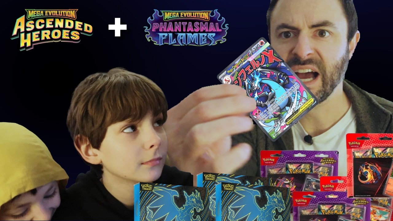 I OPENED ALL our Ascended Heroes and Mega Charizard UPC boxes (they tried to stop me)