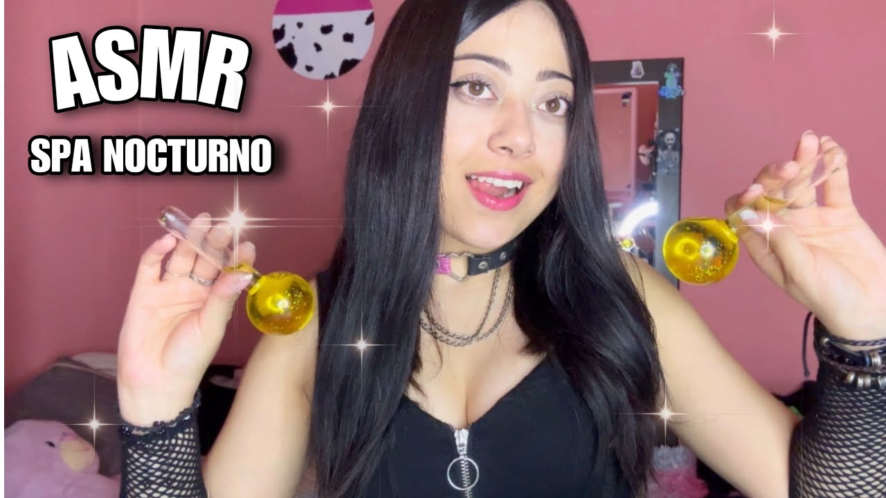 ASMR | 🖤CHICA LINDA TE ATIENDE 🖤🧖🏻| EL MEJOR SPA NOCTURNO 🌙🥵