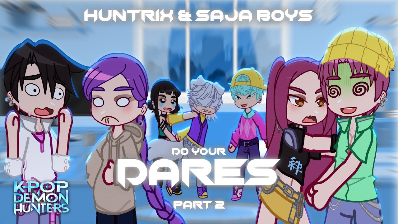 💎 | Huntrix & Saja Boys Do Your DARES 🤩 | PART 2 | Kpop Demon Hunters | Gacha