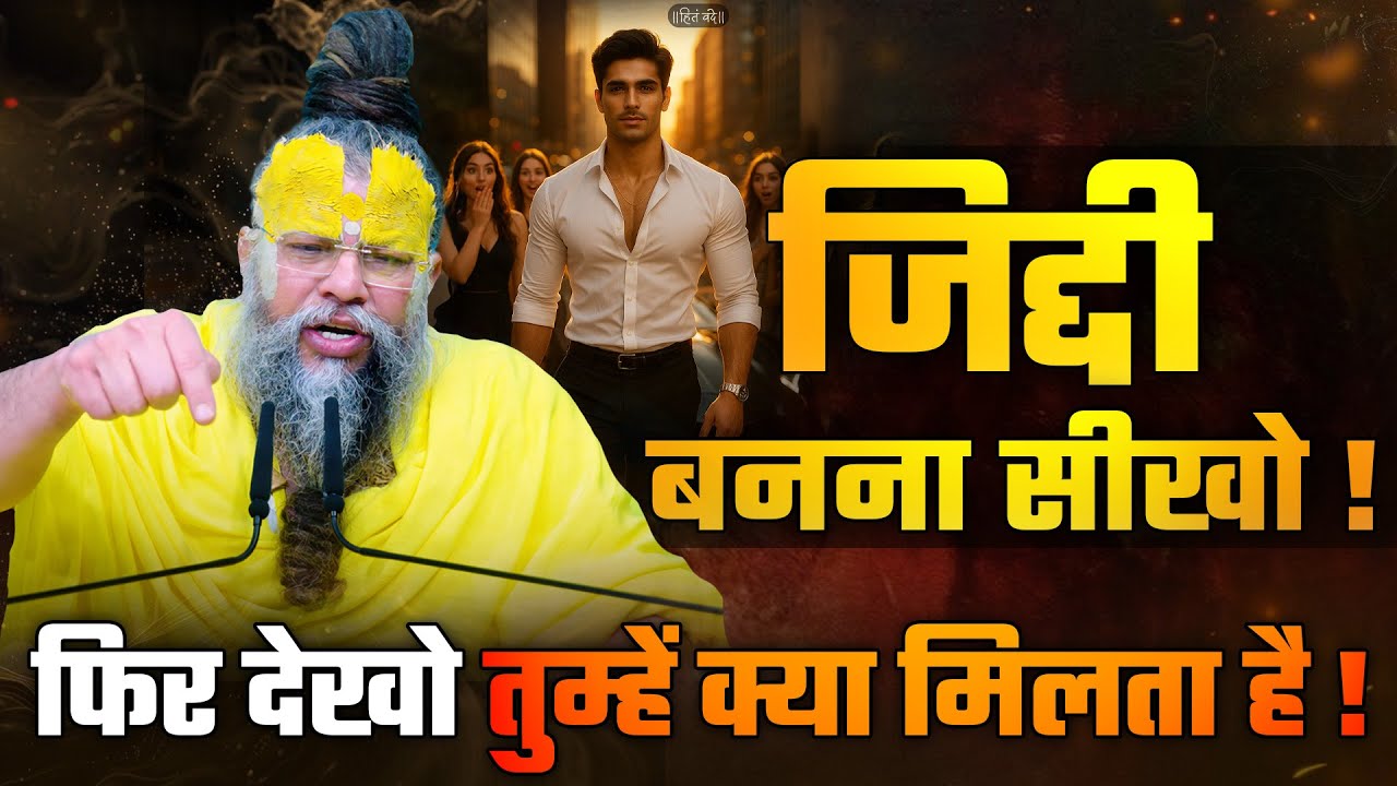 जिद्दी बनना सीखो, फिर देखो तुम्हें क्या मिलता है !&nbsp; // Shri Hit Premanand Ji Maharaj