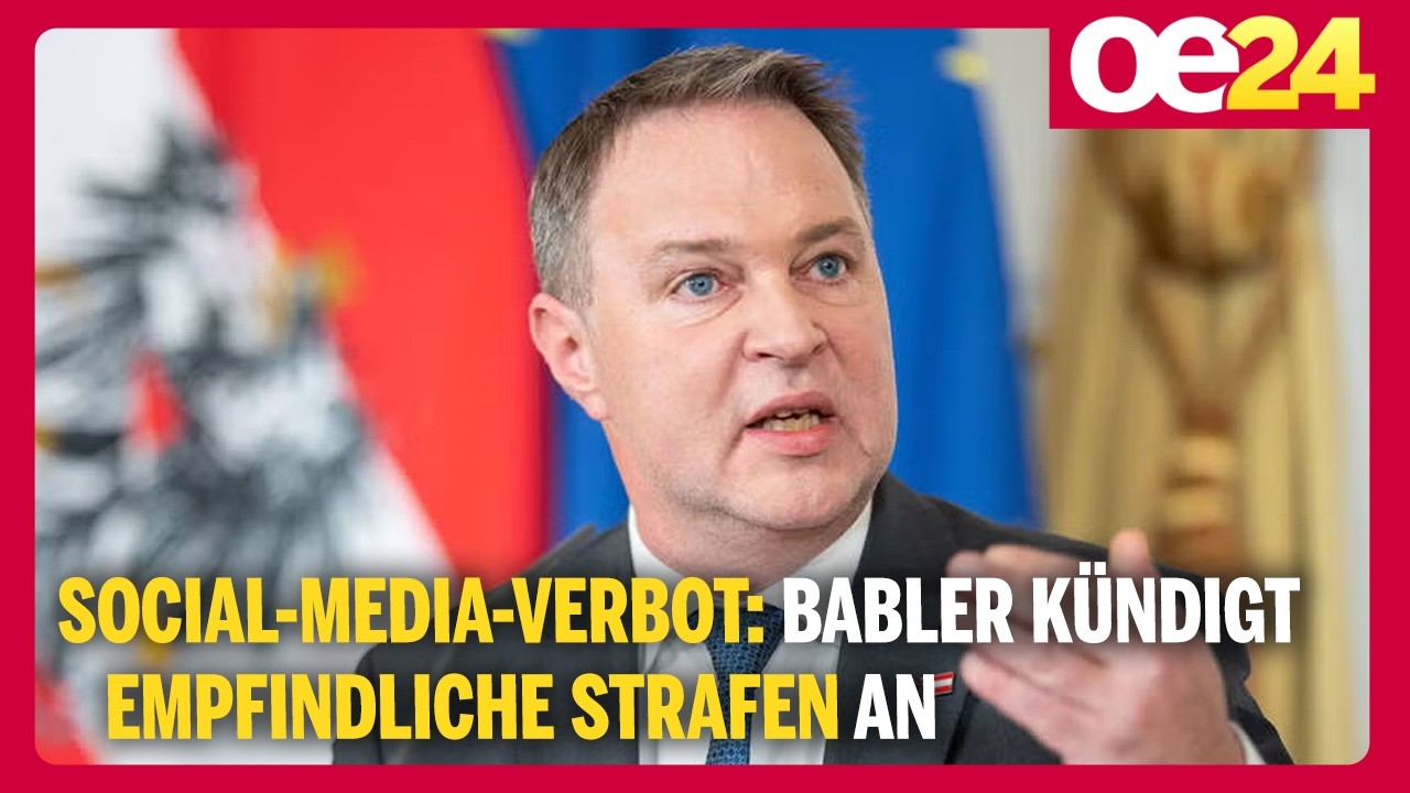 Social-Media-Verbot: Babler kündigt empfindliche Strafen an