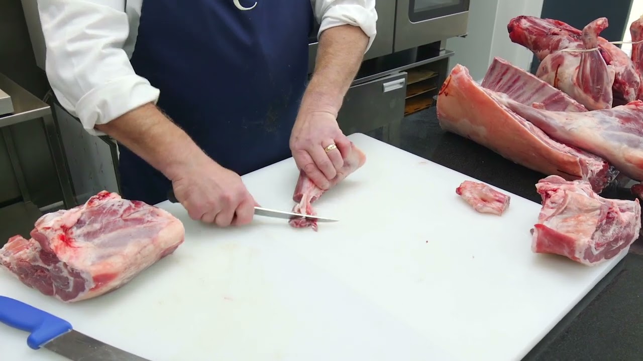 French Trim A Lamb Shank | Grande Cuisine Academy