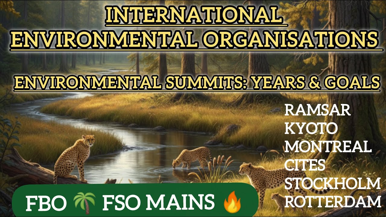 “Environmental Organizations You Can’t Miss – APPSC Mains Revision”