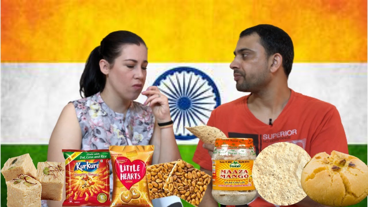 My South African Wife Trying Indian Snacks II Indian International Couple
