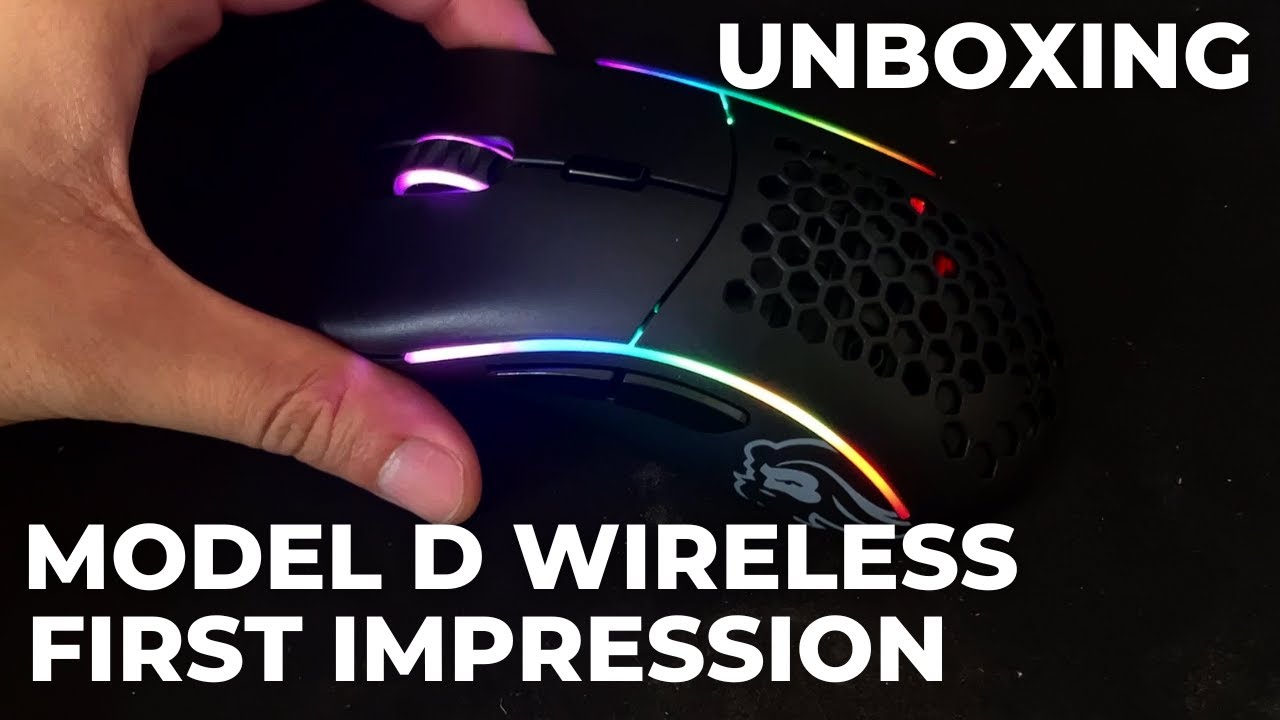 Glorious Model D Wireless Gaming Mouse Unboxing & First Impression!