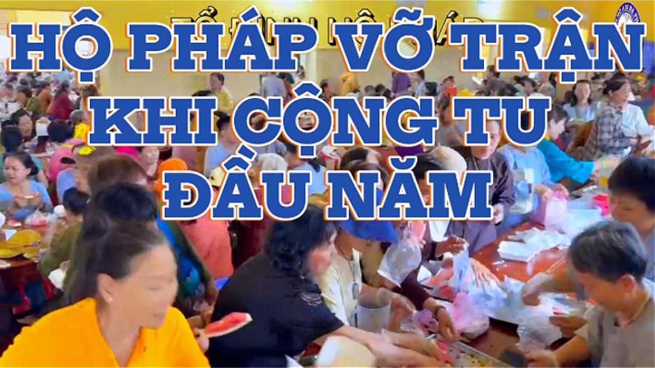 TỔ ĐÌNH HỘ PHÁP ĐÔNG NGHẸT TRONG NGÀY CỘNG TU ĐẦU NĂM