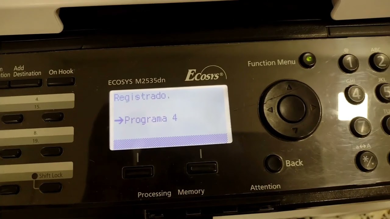 como guardar plantillas de copiado y escaneo en kyocera M2535-2035-1035