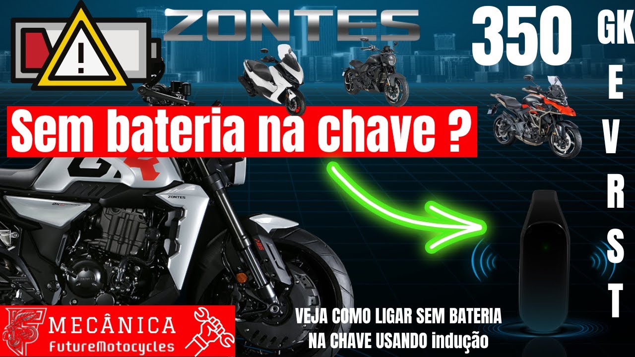 🔧A Bateria🔋 da Chave à Distância da Zontes 350 🚨está descarregada?  😱 AQUI a Solução #zontes