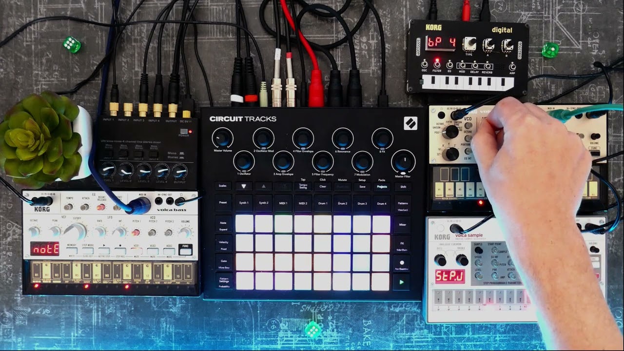 Ekzil - Emerald coast : Circuit Track / Volca Sample / Volca Keys & Bass