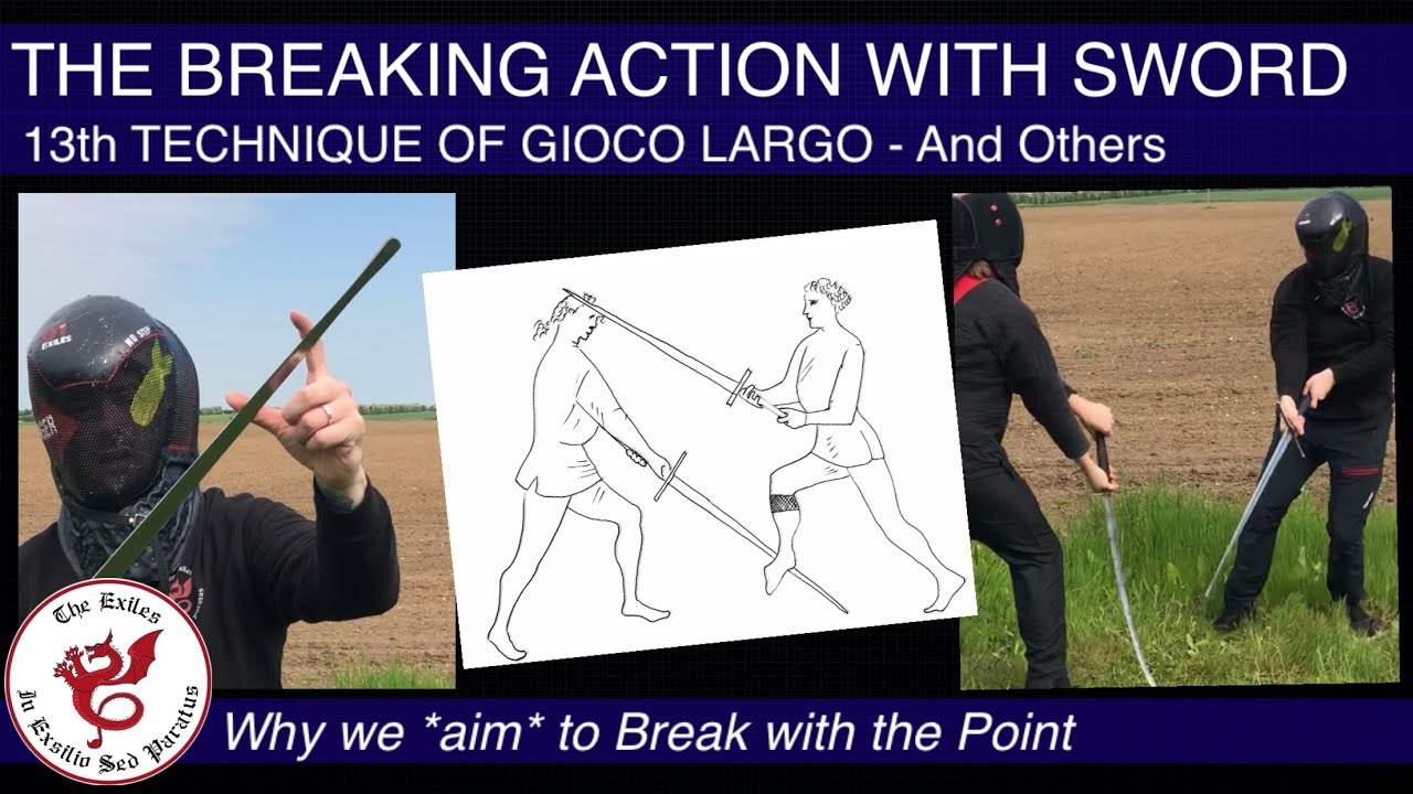 HEMA Fiore Longsword | EXILES VLOGS | Why we “Break” the opponents sword like we do. 13th Play Largo