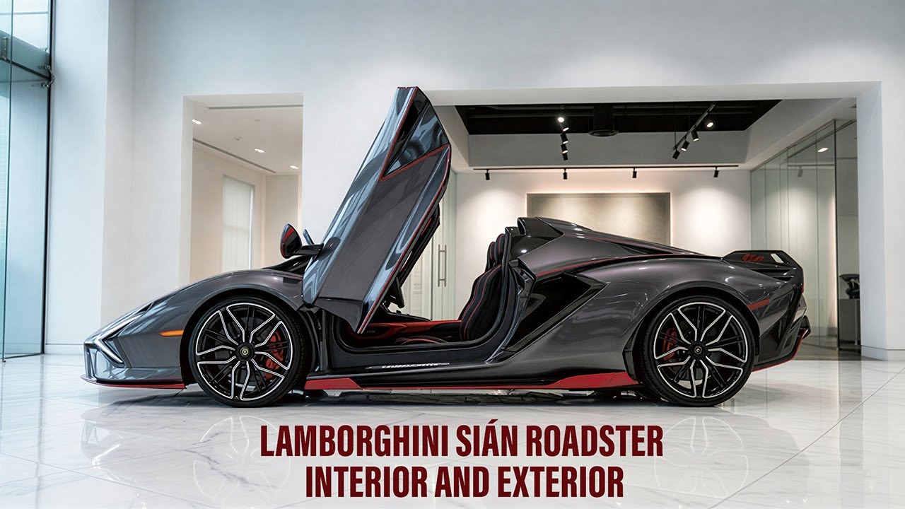 Lamborghini Sián Roadster -interior and Exterior